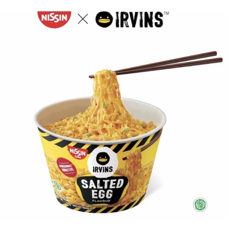 

NISSIN x IRVINS Salted Egg Instant Noodle Bowl