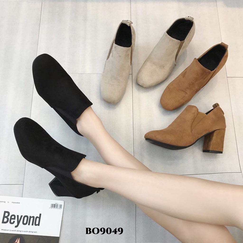 WYN SEPATU BOOTS FLAT KOREA BO9049