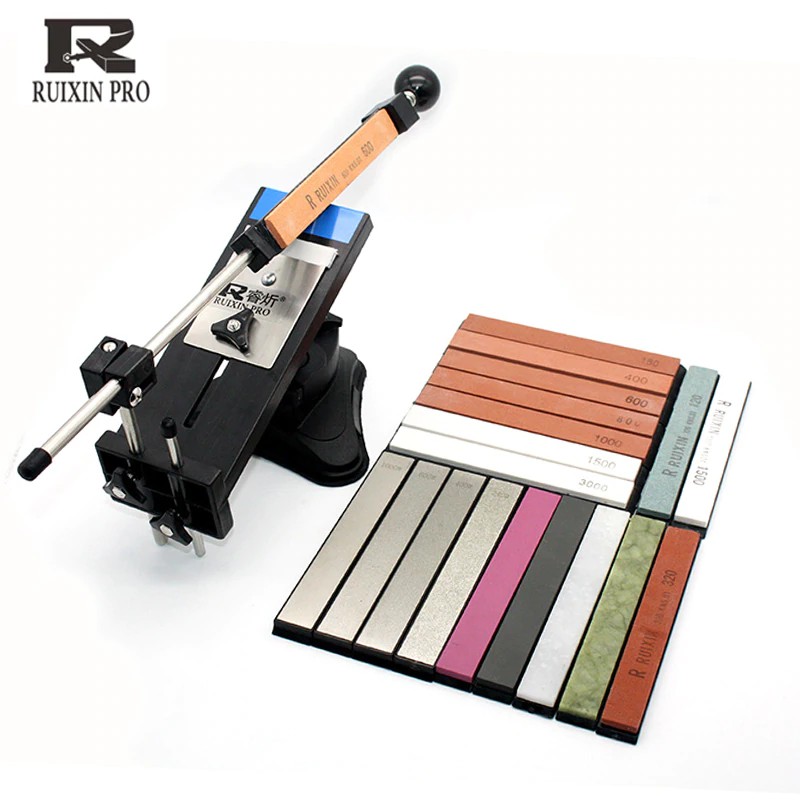 

[FreeOngkirTanpaSyarat] ruixin pro knife sharpener diamond edge knife Natural grindstone knife