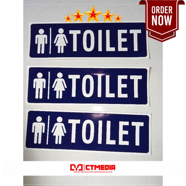 

STIKER TOILET UK 23x7,5cm