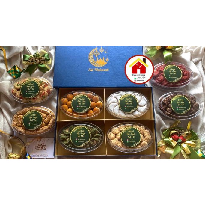 

Hampers Paket A Kue Kering Premium Lebaran Isi 4