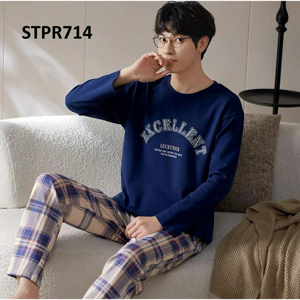 Piyama Pria - Baju Tidur Pria Motif Casual