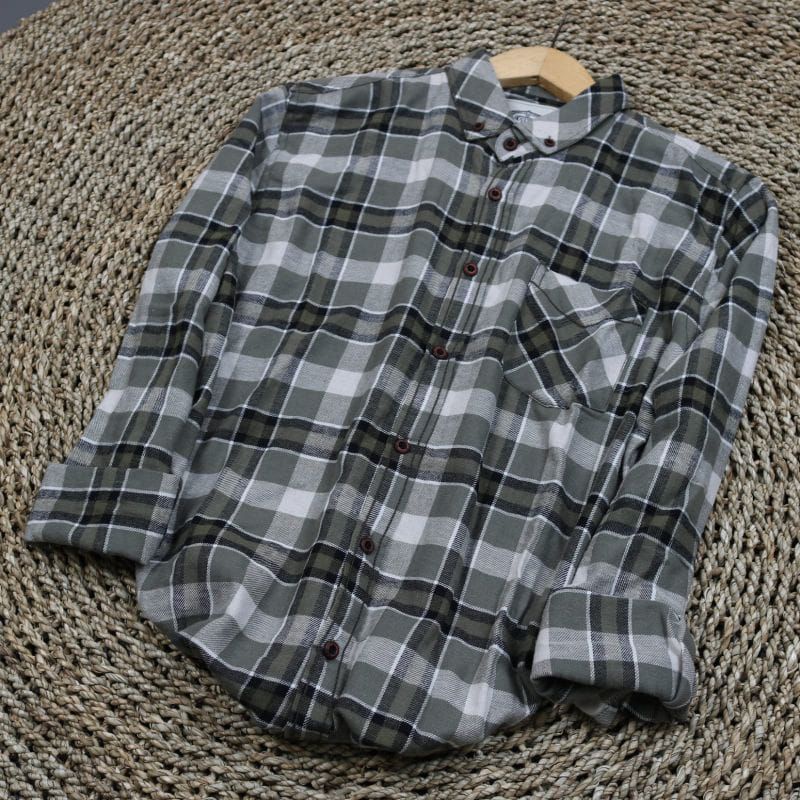 Atasan Wanita Kemeja Flanel Wanita Flanel Wanita Kemeja Kotak Kotak Flanel Import