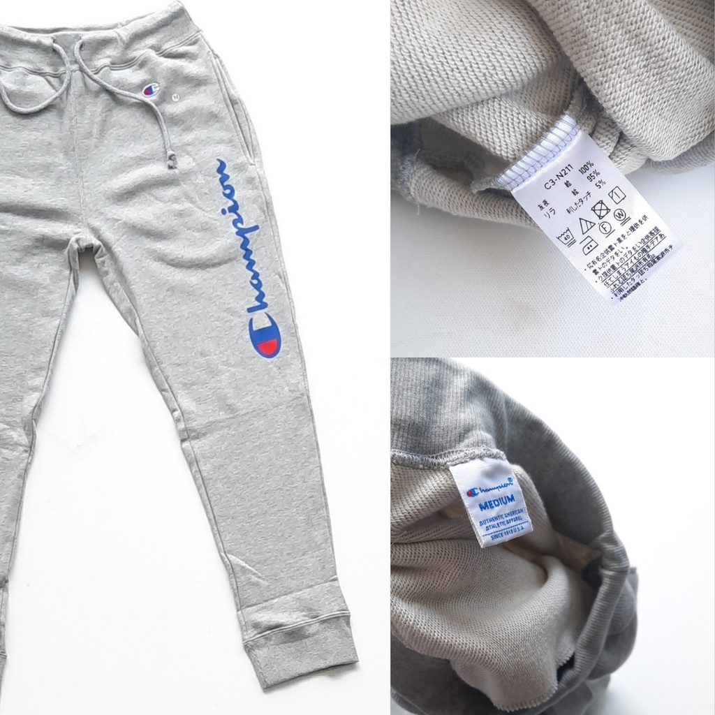 Champion Jogger Pants Script BORDIR LOGO / Celana Jogger Champion Original Unisex