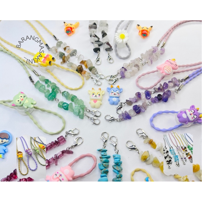 2in1 Kalung Masker Hijab/Pengait Masker Hijab/Strap Masker Hijab Mutiara Kekinian