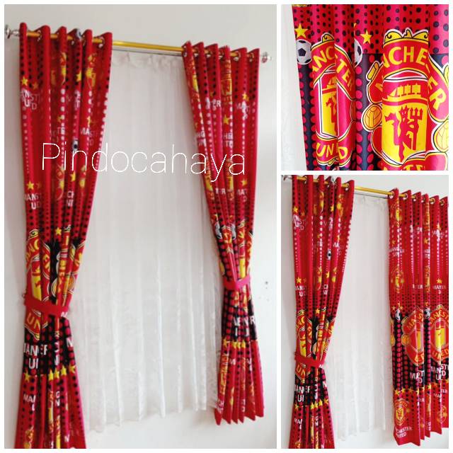 Gorden jendela ⚽Gorden karakter ⚽motif club bola⚽