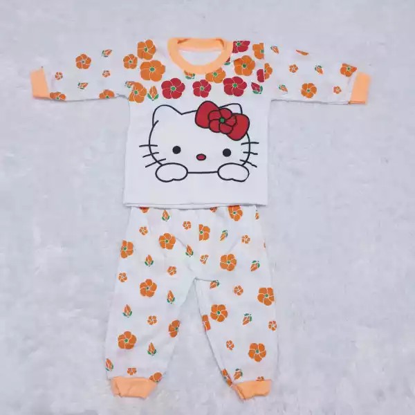 Piyama Anak  ukuran 3 - 12 Bulan / Baju Tidur Anak / Setelan Baju Tidur Panjang / Baby Alicia