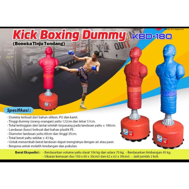 SAMSAK STANDING BERDIRI DUMMY BOXING TAEKWONDO KARATE