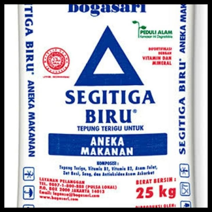 

TERBARUU!! TEPUNG SEGITIGA BIRU ZAK 25 KG TERBARU