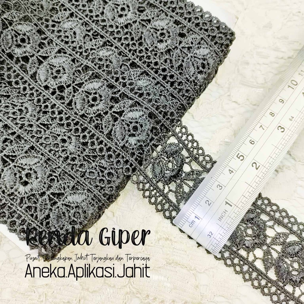 1 METER RENDA HOKY PER METER / RENDA GYPER / RENDA PRADA / RENDA GIPER