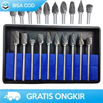 MATA BOR TUNGSTEN CARBIDE JIGONG 10 PCS - ALAT PERTUKANGAN ORIGINAL