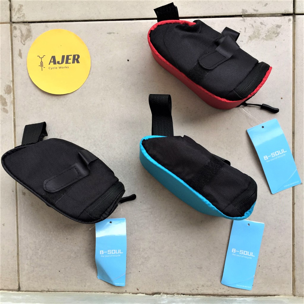 Tas Sepeda bawah Sadel Jok bicycle saddle bag Waterproof anti air