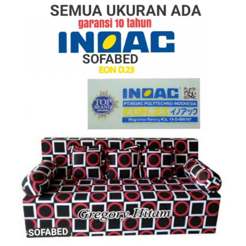 Sofa bed sofabed inoac Original EON D23 tebal 20cm