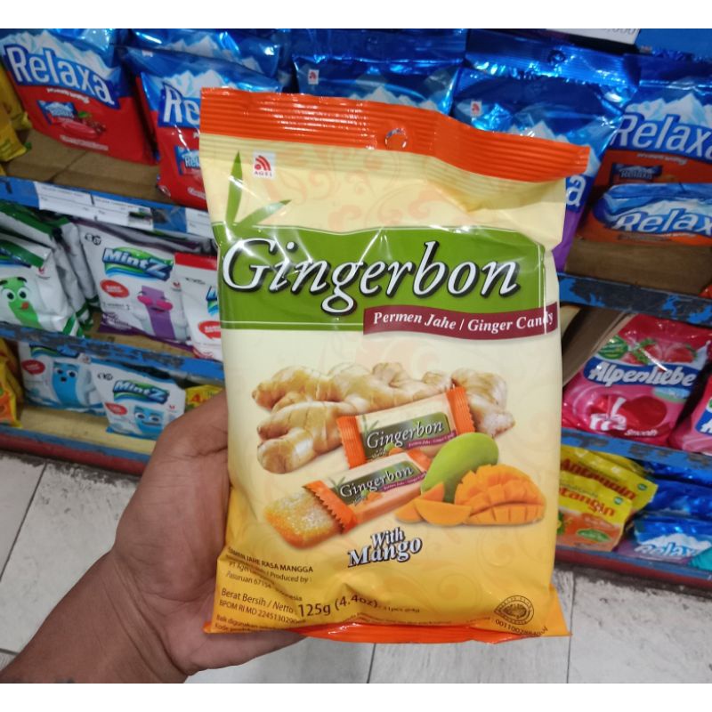 

Yummer l Permen Gingerbon Jahe rasa Mangga