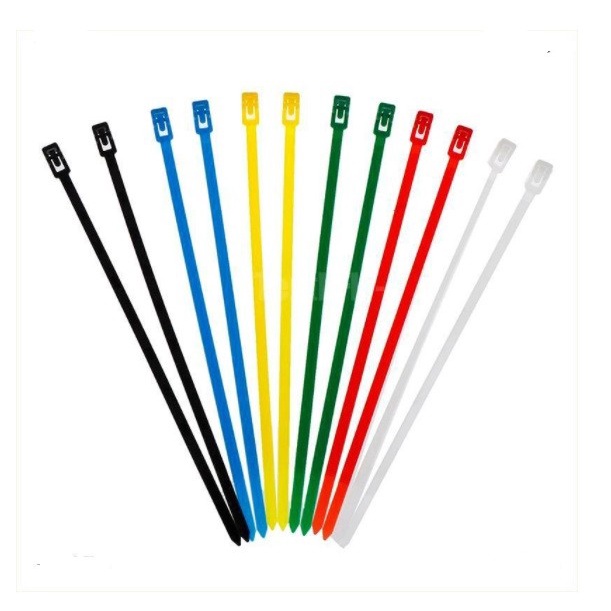 (B078) ISI 100 pcs Tali Kabel Tis Ties Sigma Warna Warni 150mm Universal Pengikat Body Mobil Motor