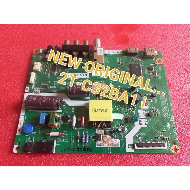 mb - mainboard - matherboard - mobo - mesin tv led - sharp -  2T-C32BA1I - 2t-c32ba1i - new original