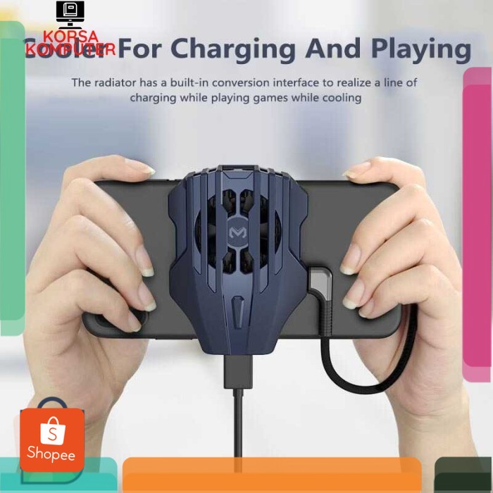 Kipas Pendingin Handphone Gaming Smartphone Cooling Fan Heat Sink USB Type C DL02 Gamer