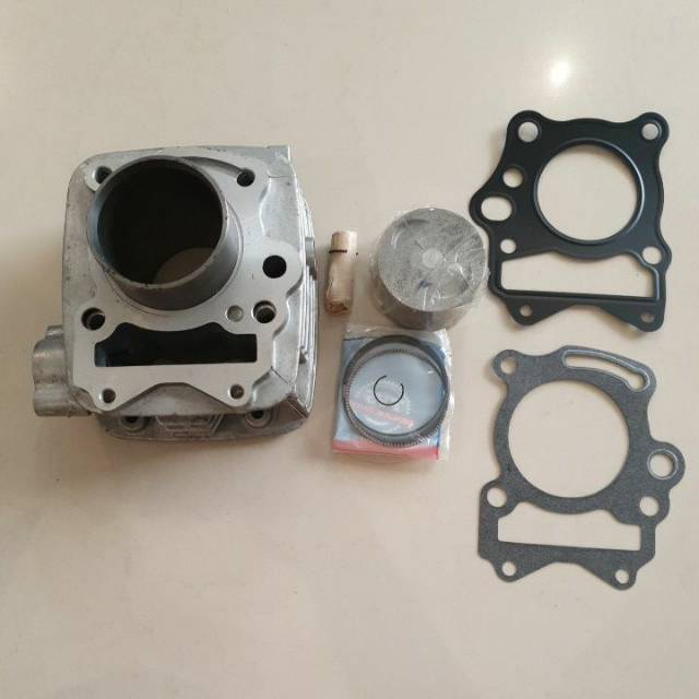 Boring Rockz 125 + piston set + packing TVS ( cylinder block and piston kit )