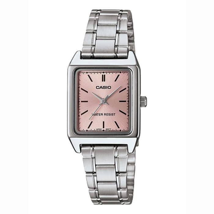 CASIO LTP-V007D-4EUDF - Jam Tangan Wanita - Silver Pink - LTPV007D CSA