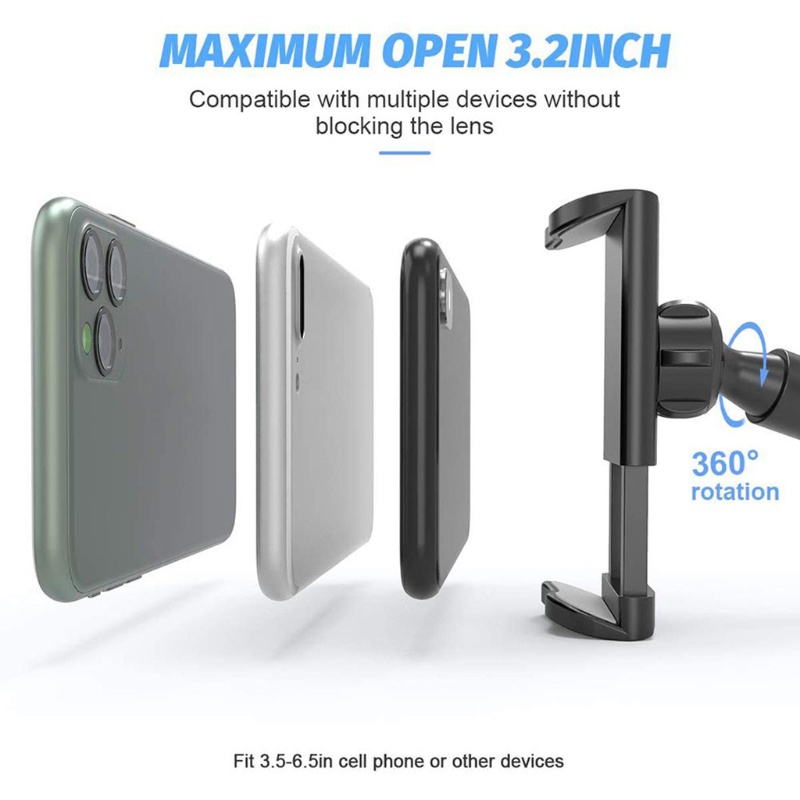 VIVI   Multifunction Camera Gooseneck Desk Mount Portable Adjustable Phone Clamp Bracket Lazy Stand