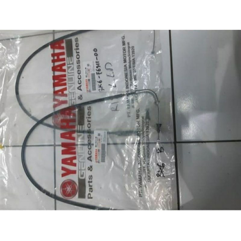 TALI KABEL GAS R15 R 15 VVA 1 SET ASLI ORI YAMAHA BK6 F6311 00 &amp; BK6 F6312 00