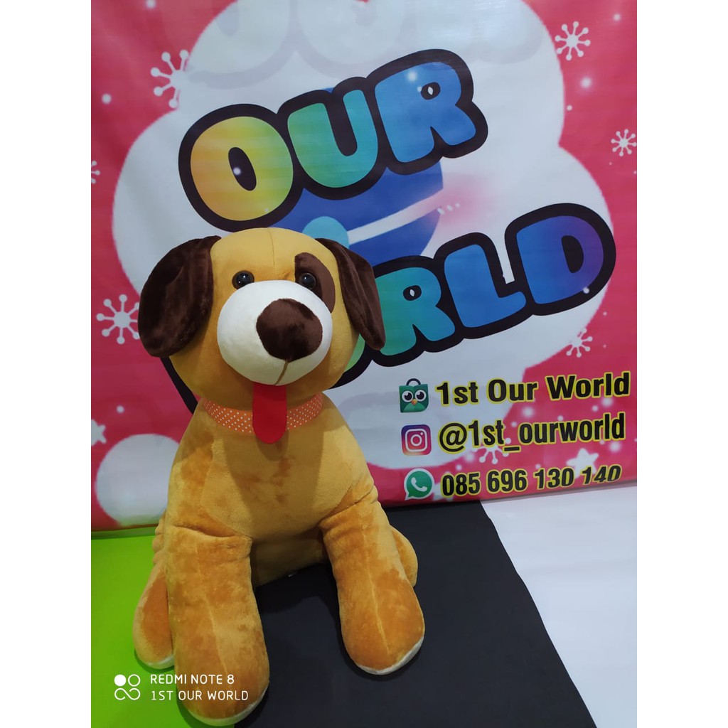 Boneka 1400gr - Boneka Capit - Boneka Timezone -  Dog Sitting - Anjing
