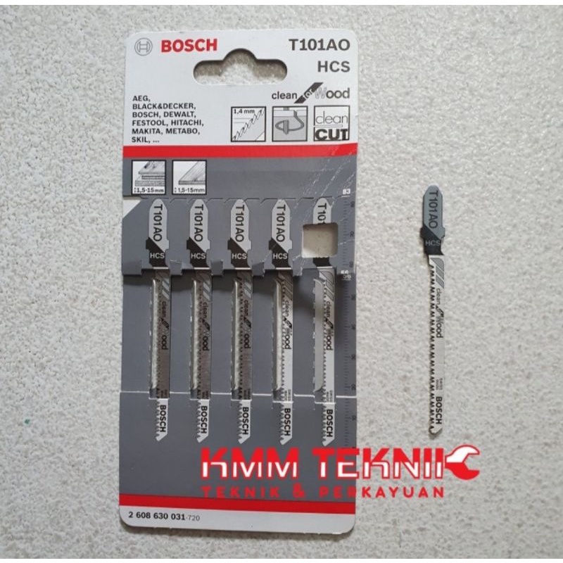 MATA JIGSAW BOSCH T101AO T-101AO PISAU JIGSAW KAYU WOOD BELOKAN AKRILIK ACRYLIC
