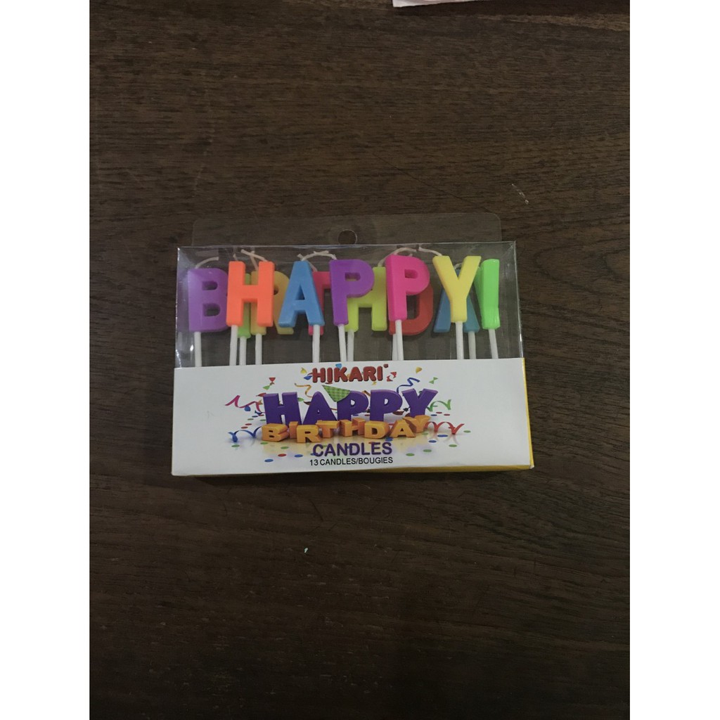 Cake Cake Topper - Lilin Ulang Tahun (Happy Birthday Candles) 13 Huruf