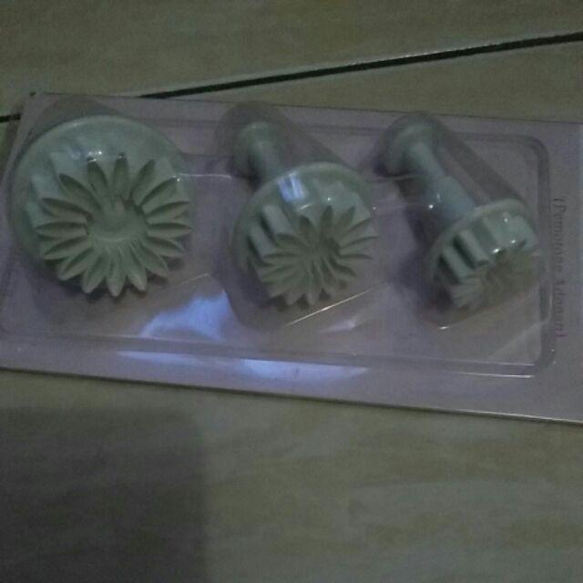 Cutter Plunger Fondant Sunflower Bunga Matahari