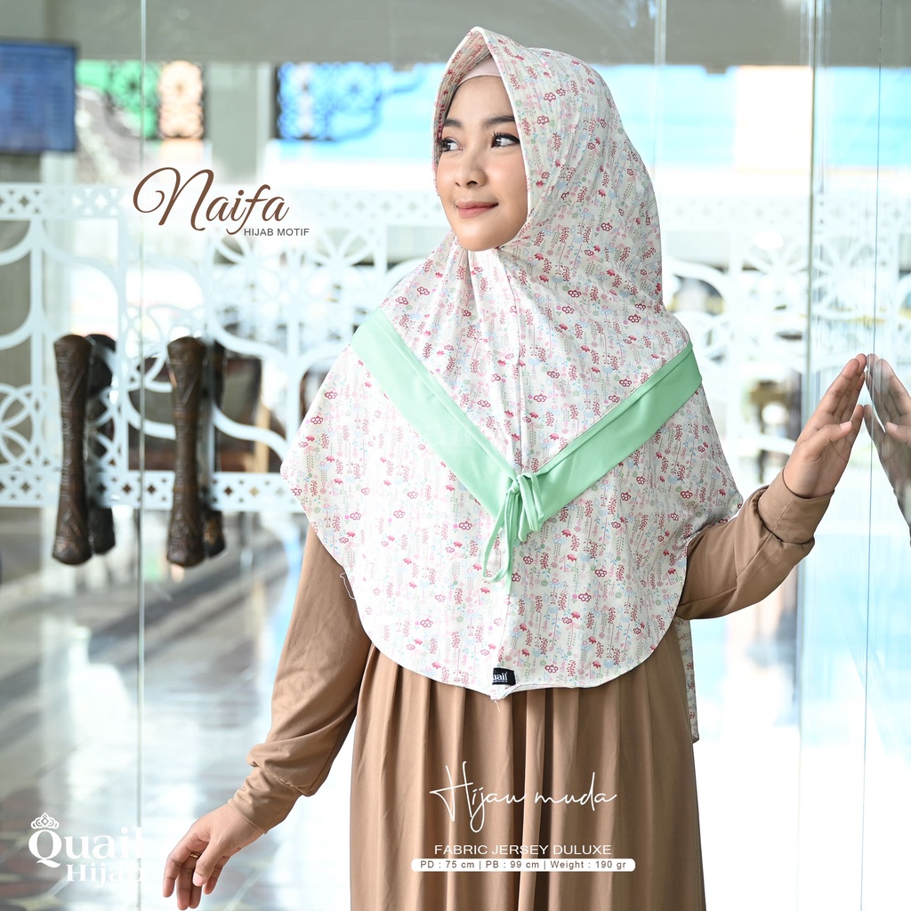 Quail Hijab - NAIFA HIJAB MOTIF