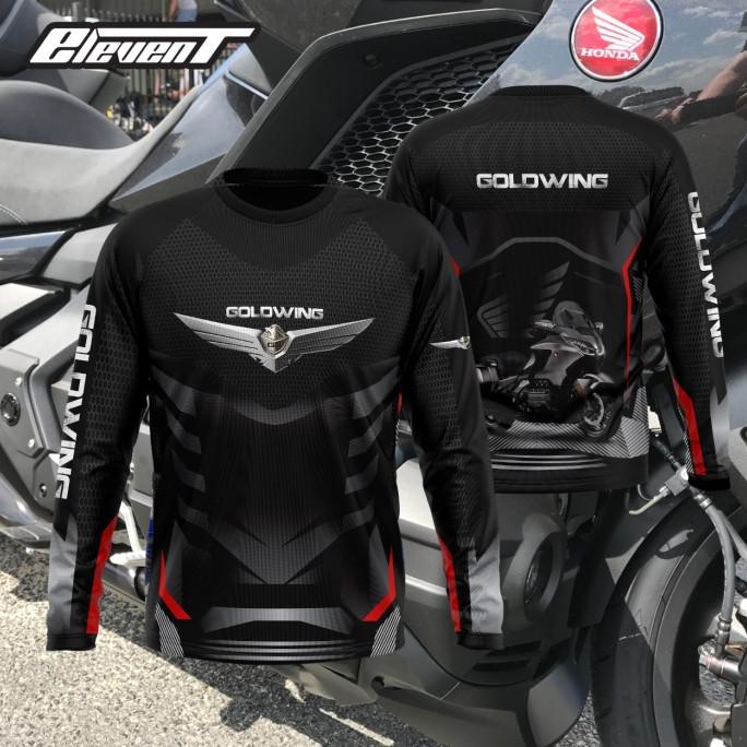 Baju Jersey Kaos Sepeda Motor Honda Goldwing / Jersey Motor Goldwing Tokosindy12