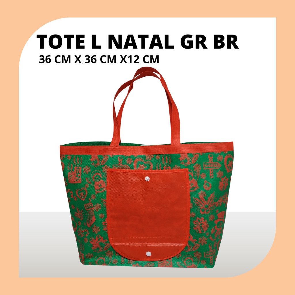 

Tas Tote Bag Natal Tas Lipat Kecil Natal Goodie Bag Natal 36X36X12 30X26X12