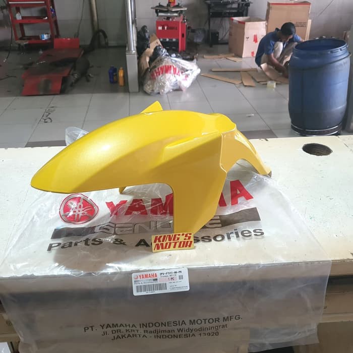 SPAKBOR DEPAN MX KING KUNING (2PV-00-P8) ASLI YAMAHA