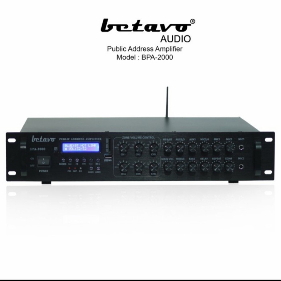Power ampli betavo bpa2000 Original amplifier public adress bpa 2000