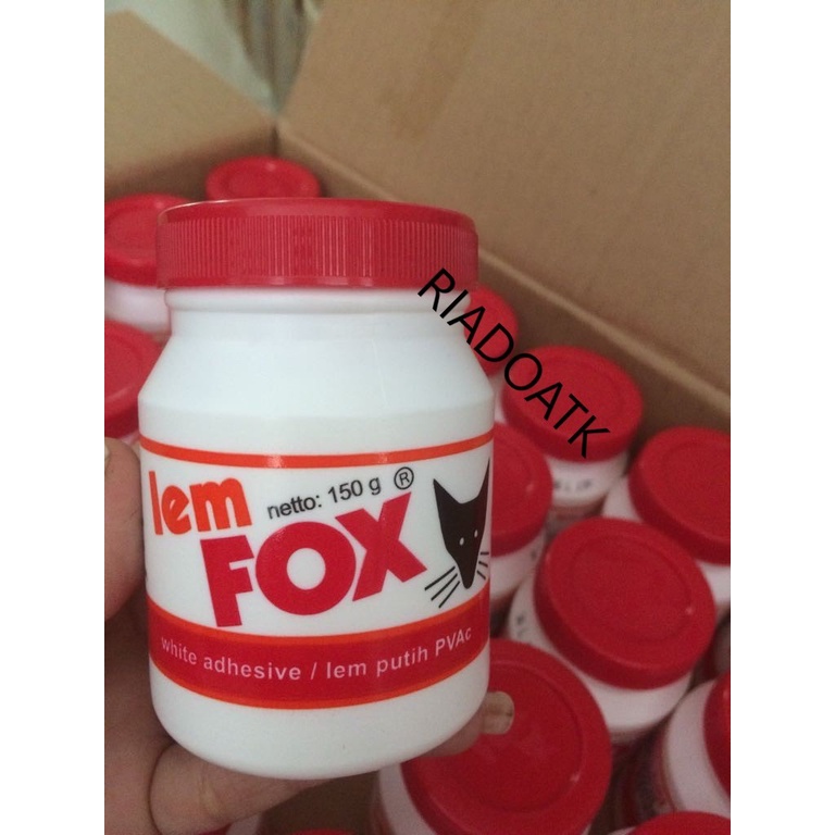 

LEM KERTAS/ GLUE PUTIH FOX 150 GSM/LEM FOX 150GR 150 GRAM