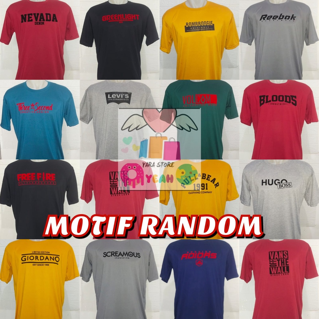 PAKET HEMAT 6 PCS KAOS PRIA DISTRO UKURAN XS S M L XL XXL 3XL DAN 4XL TERMURAH / RANDOM / KAOS OBLONG MOTIF TERBARU / MOTIF SIMPLE MODEL TERBARU / KAOS LENGAN PENDEK MURAH