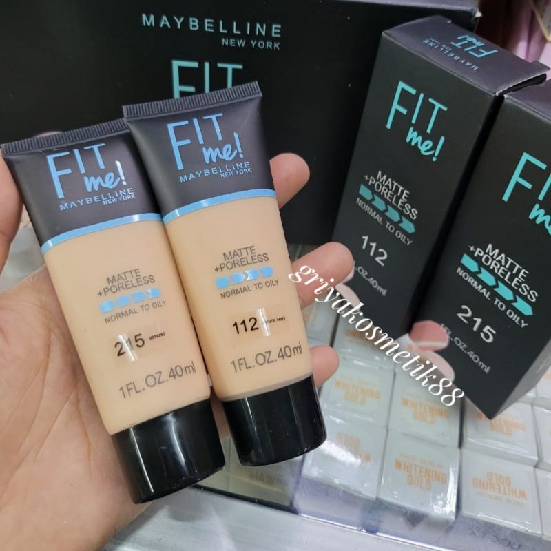 FOUNDATION MAYBELLINE FIT ME TUBE MATTE PORELESS