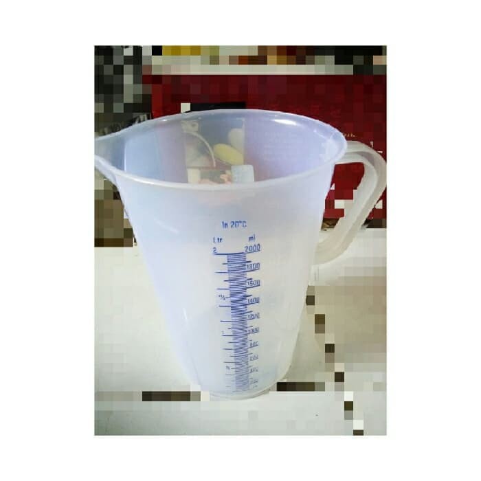 Terjual gelas ukur green leaf 2liter Promo