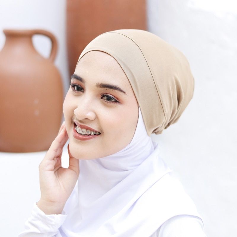 Ciput Basic Tali Arab Jersey Ori Desmonda Hijab