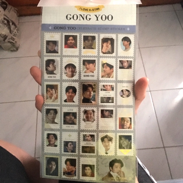 STICKER STAMP GONG YOO