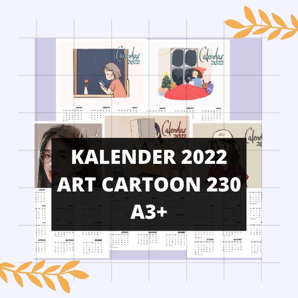 

[PROSES CEPAT] KALENDER POSTER 2022 AESTHETIC MURAH