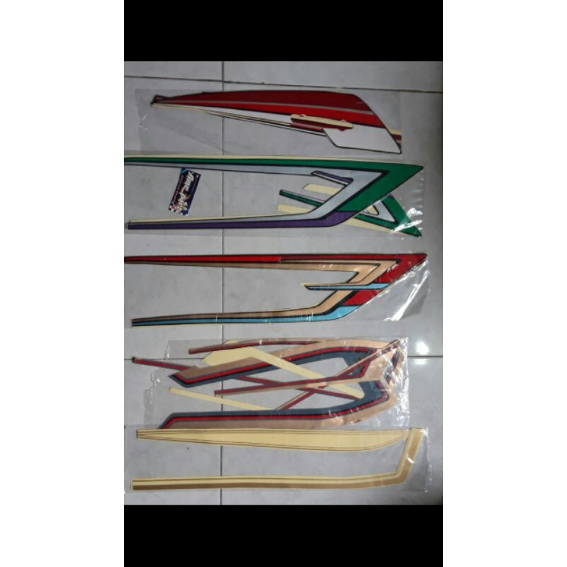 STRIPING GL 100 STICKER GL 100 / STRIPING GL 125 STIKER HONDA GL 125