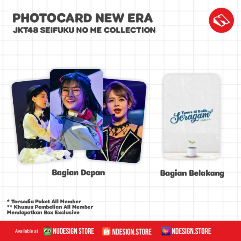 NDESIGN - PHOTOCARD JKT48 SEIFUKU NO ME COLLECTION