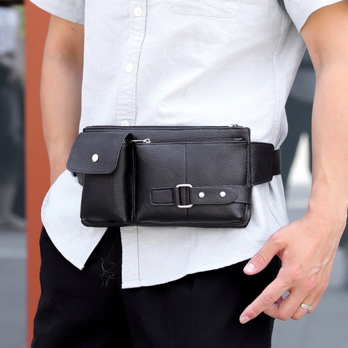 MONARCH WAISTBAG Pria Tas Selempang waterproof Tas Pinggang Pria Waist Bag Unik