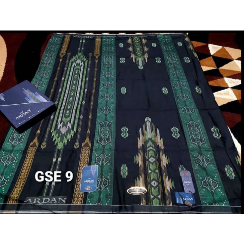 Sarung Ardan GSE Gold full Songket timbul