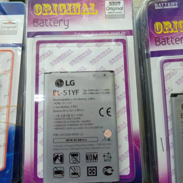 Baterai ori LG G4 G4 stylus BL-51YF batre baterai LG BL-51YF baterai LG