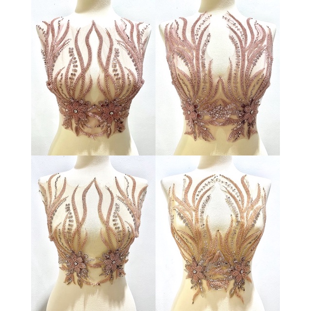 Aplikasi Mute Bunga 3D FLower Hand made for Wedding/Bridal, Impor Premium