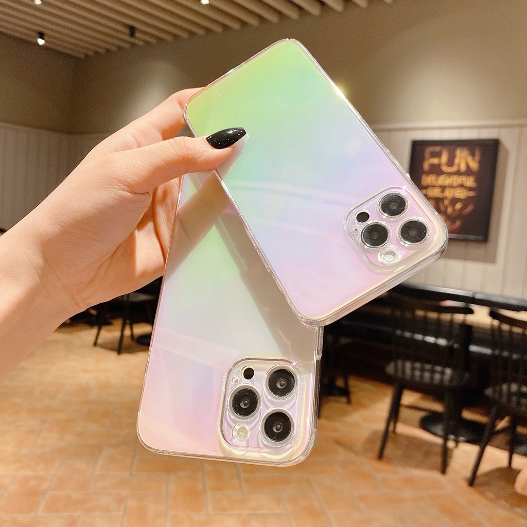 Soft Case Hp Gambar Aurora Untuk Iphone 12 / 11promax / X / Xr / Xs Max / 7 + / 8plus / Se 2020 / 12mini