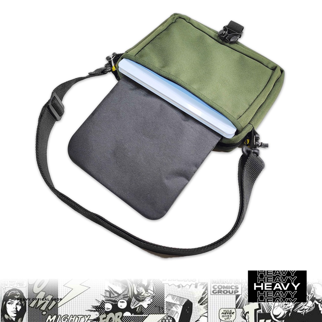 [HEAVY] Cross Body Bag Heavy Premium Tas Selempang Pria - Tas Sling Bag Heavy Alano Series