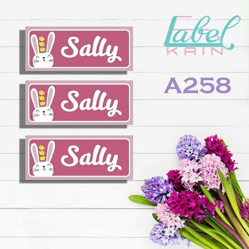 

Stiker label nama baju anak sekolah lucu souvenir